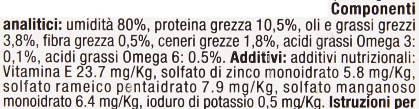 Miglior Gatto - Alimento Completo Per Gatti Adulti, Con Pollo E Coniglio - 32 pezzi da 100 g [3200 g]