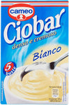 Ciobar - Preparato per bevanda, denso e cremoso, al gusto Cioccolato Bianco - 105 g 5 buste