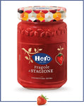 Hero Confettura Fragole di Stagione, 8 vasetti da 350 gr, marmellata e confettura extra con frutta raccolta nell'ultima stagione, frutta di alta qualità, metodo tradizionale