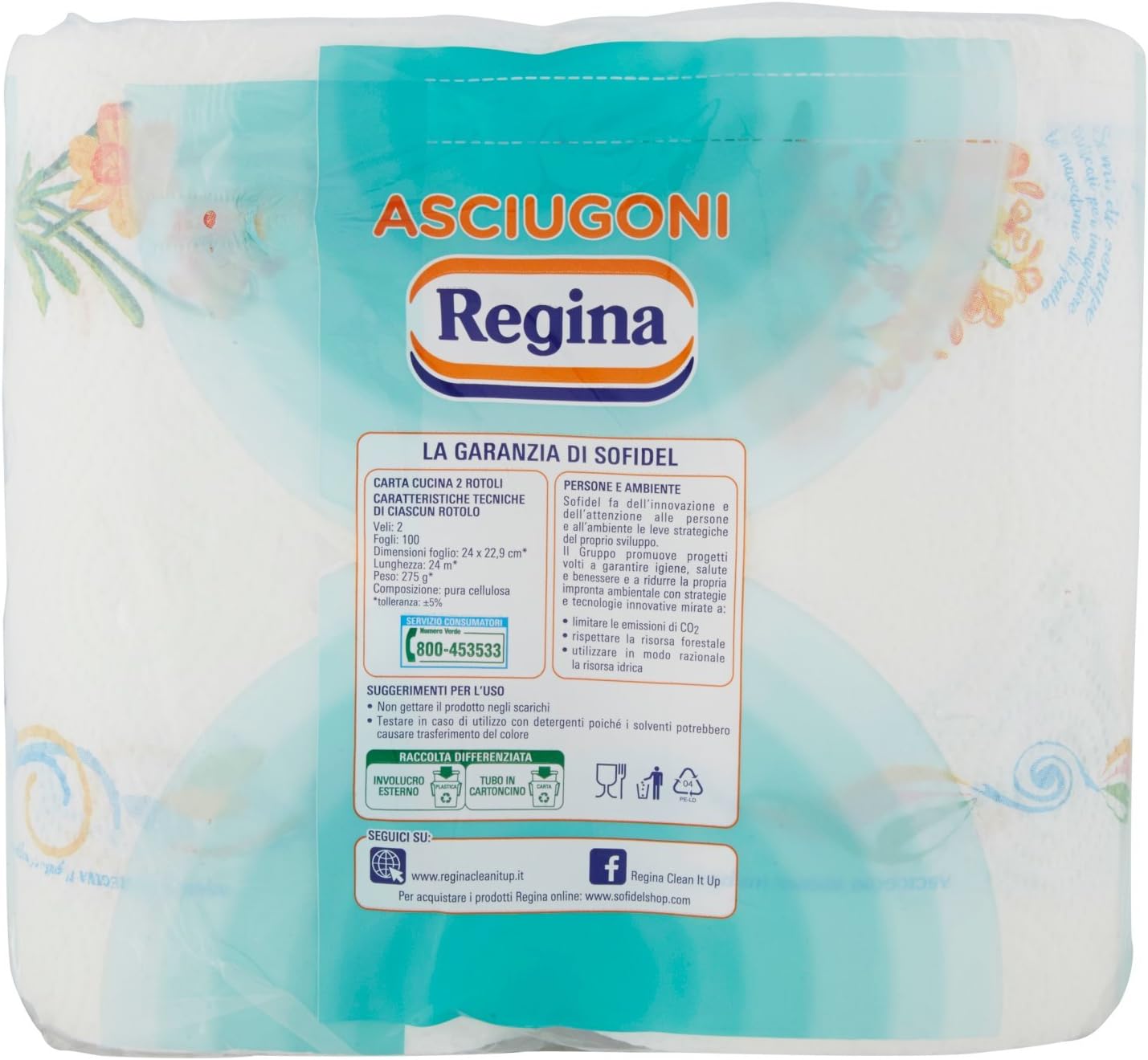 Regina, Asciugoni Asciugatutto, 2 Rotoli