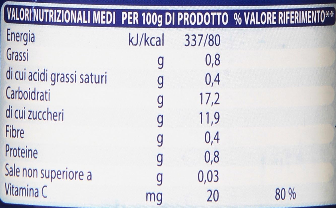 Mellin - Merenda Pastorizzata, Pera & Yogurt, 2 x 120 g - 240 g - [confezione da 12]