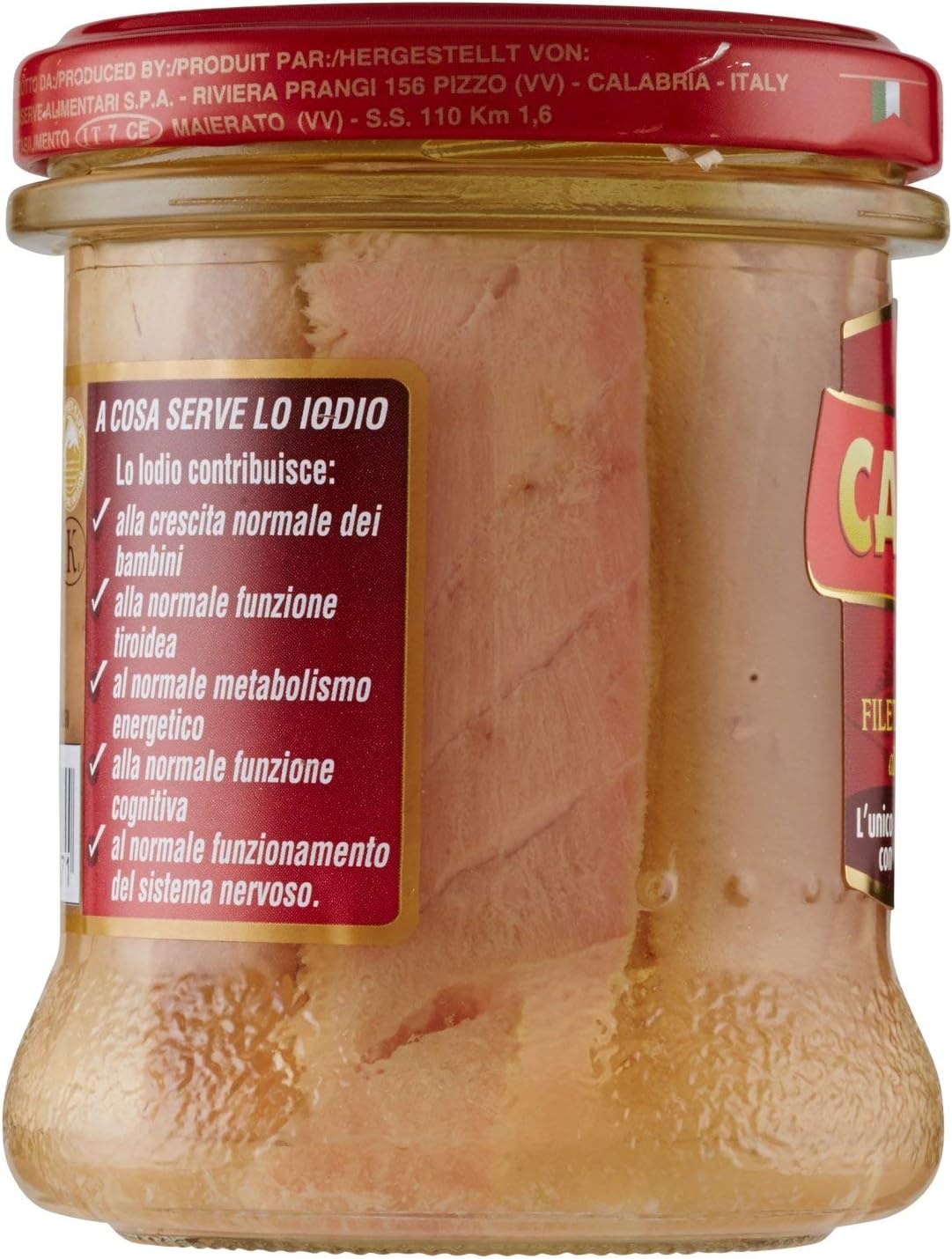 Callipo Tonno Sottolio Vasetto, 170g, 170 grammo