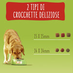 Purina Friskies Crocchette Cani Adulti con Manzo, Cereali e Verdure, 7 kg