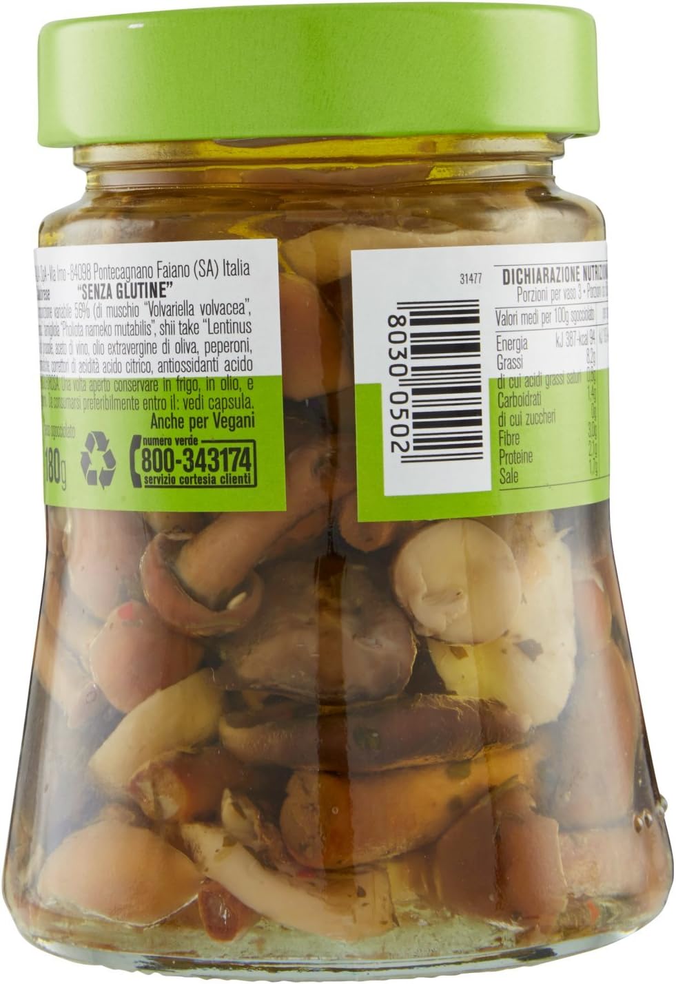 D'Amico Funghi Misti alla Calabrese, 280g