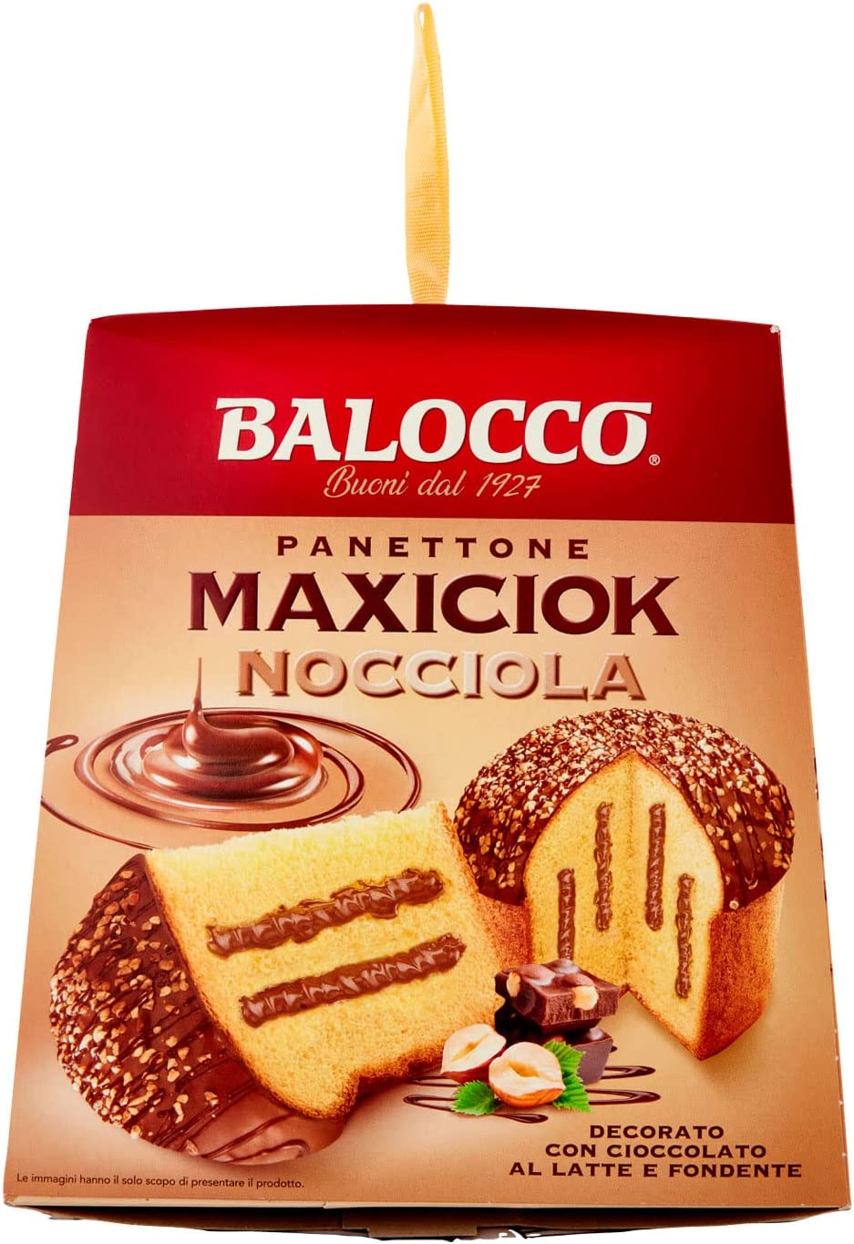 Balocco Maxiciock Nocciola Panettone, 800g