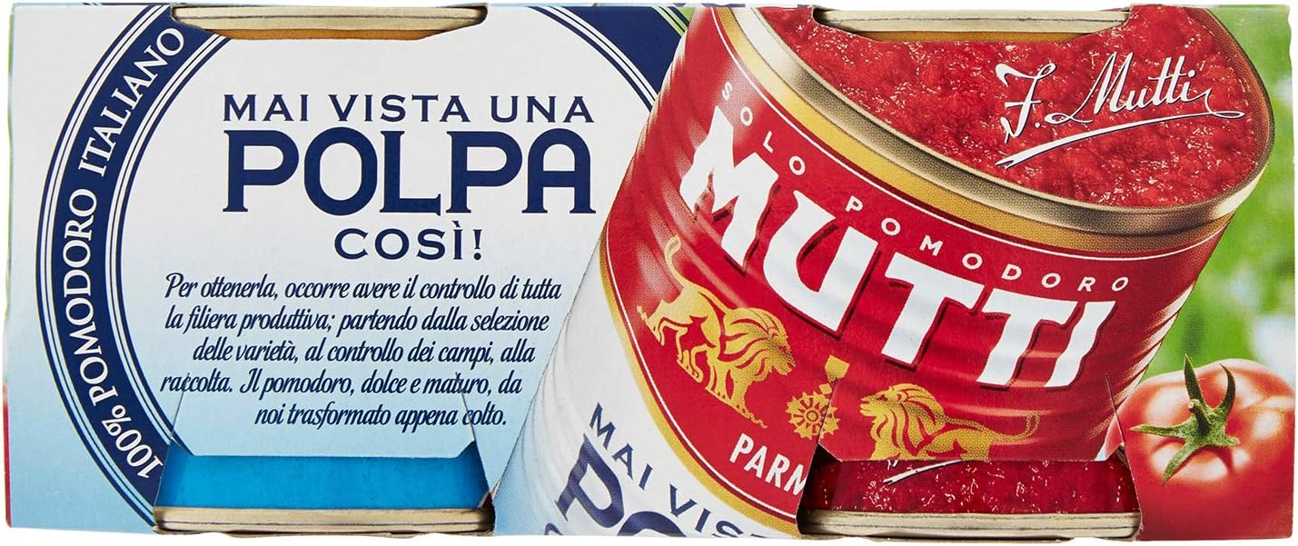 Mutti Polpa di Pomodoro, 2 x 210g
