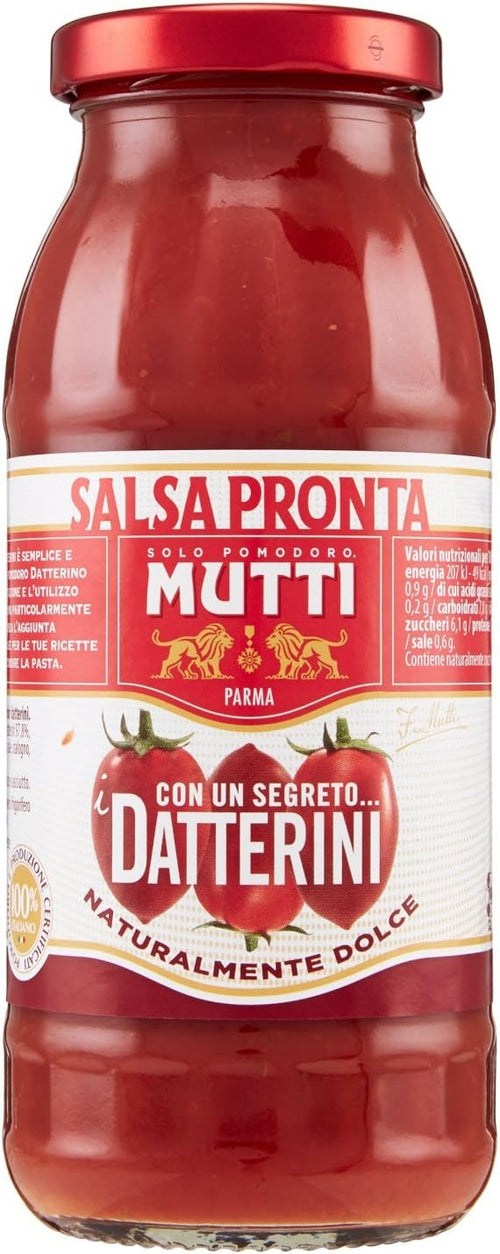 Mutti Salsa Di Pomodori Datterini Vetro, 300g