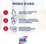 Smac - Brilla Rame, Detergente Crema, Protegge dall'Ossidazione, 250 ml x 12 Pezzi