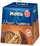 PANETTONE MOTTA GRAN CARAMELLO 750 GRAMMI - Con crema di caramello salato e gocce di cioccolato