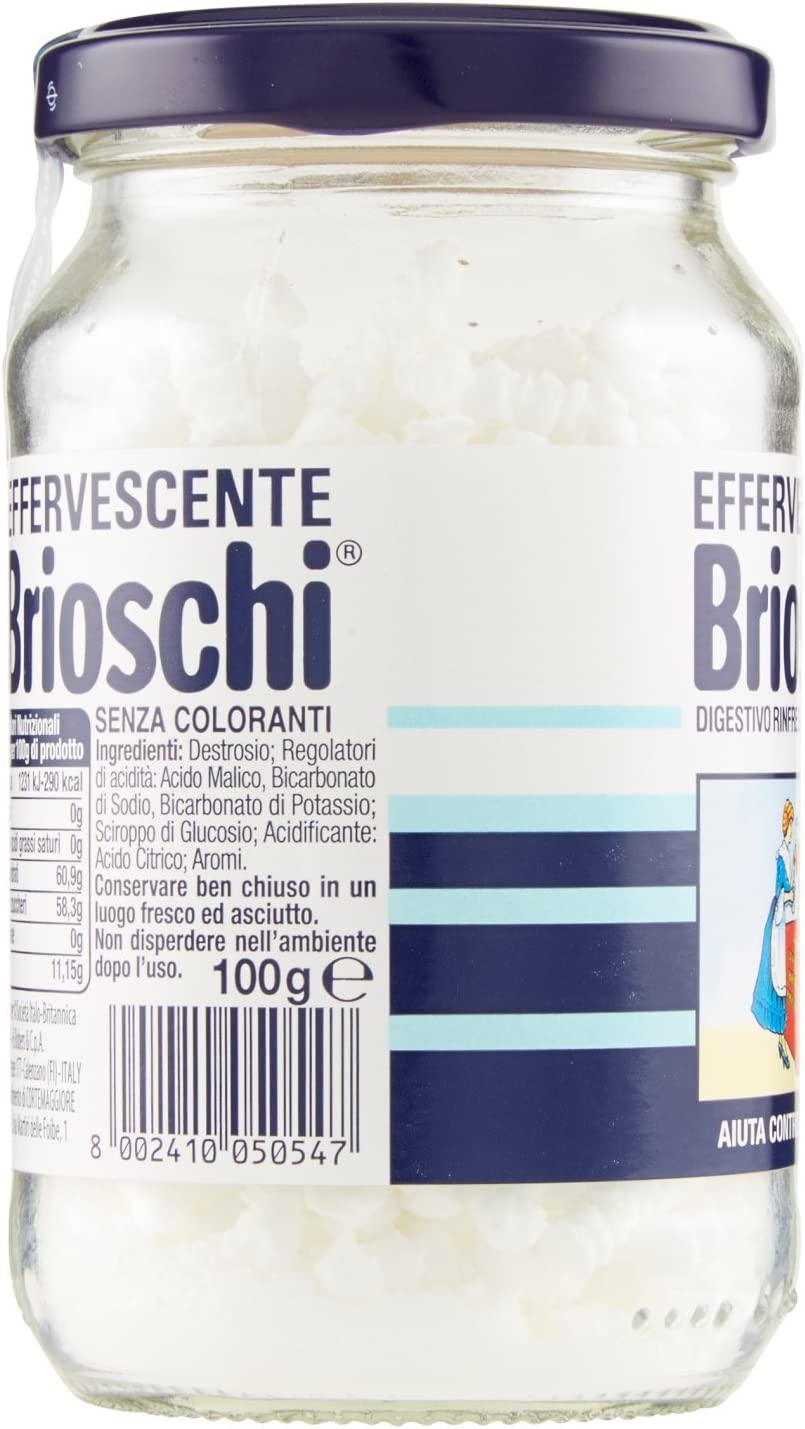 Brioschi Effervescente Digestivo Gusto Limone - 100 gr