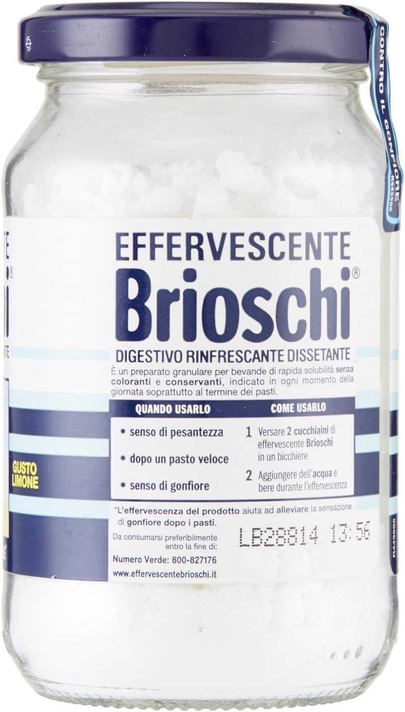 Brioschi Effervescente Digestivo Gusto Limone - 100 gr