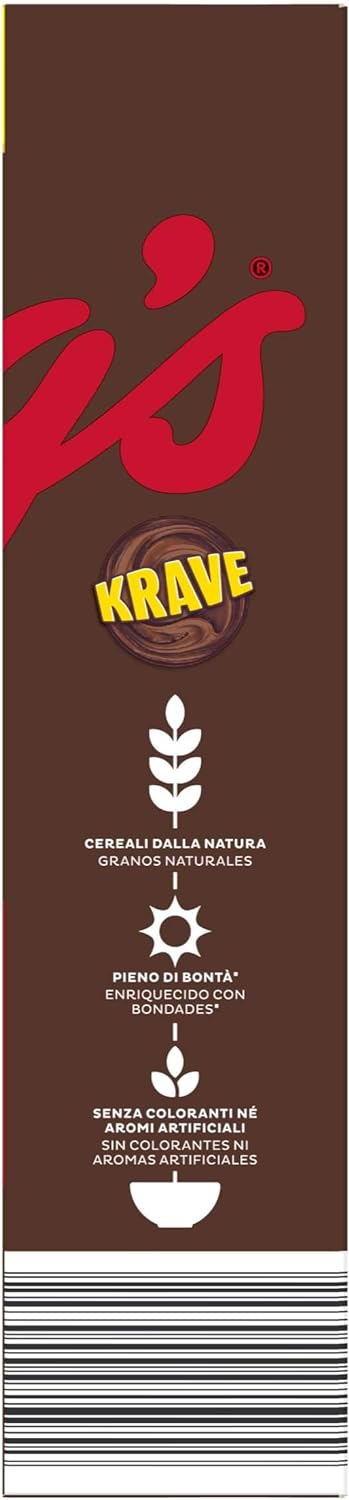 Kellogg's Krave Fagottini di Frumento, Dark Choco, 410g