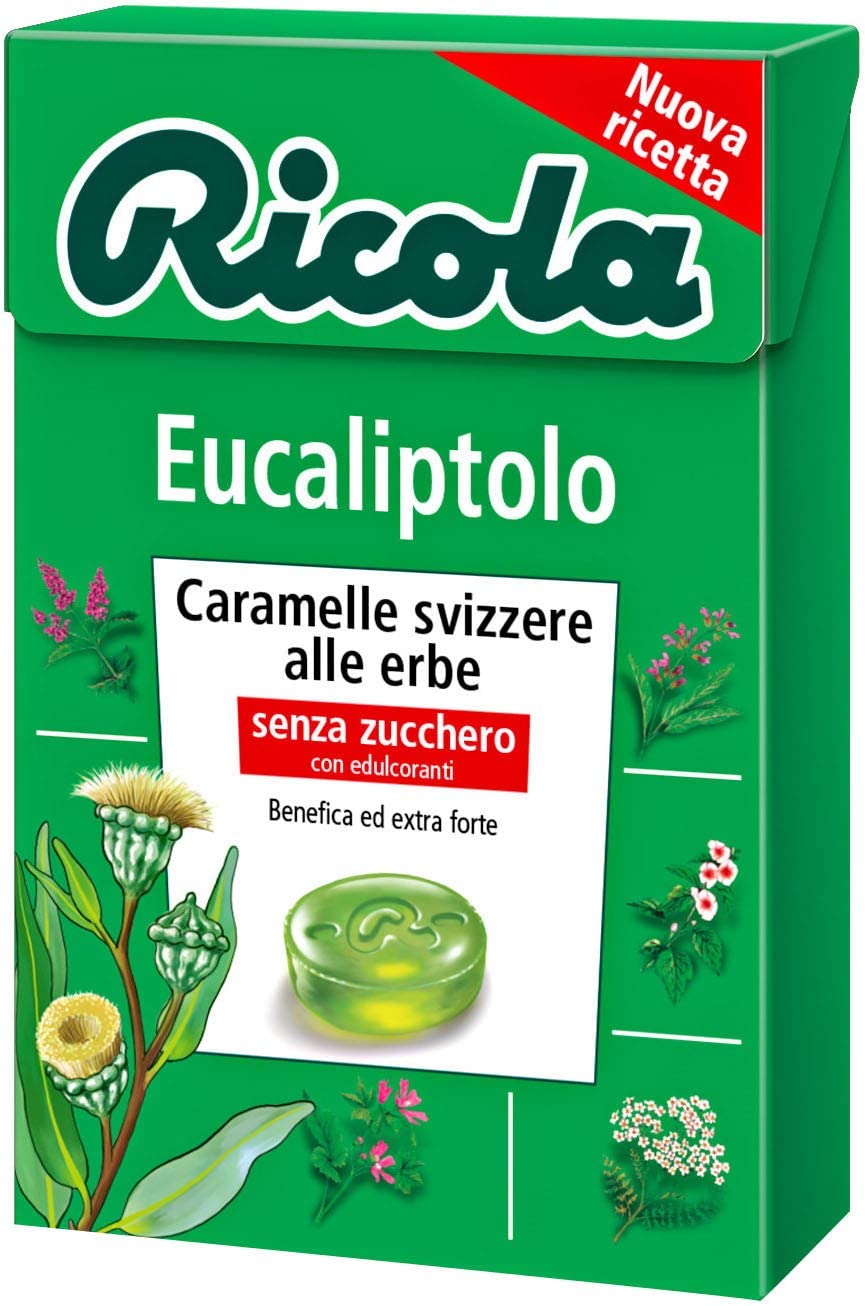 Divita Ricola Caramelle Svizzere Eucaliptolo Senza Zucchero 50 g