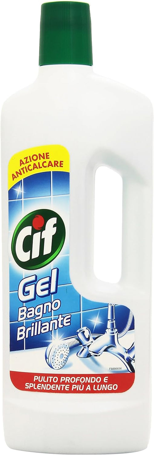 cifgel Bao brillante, Detergente per pavimenti duri, 750 ml – [Confezione da 2]