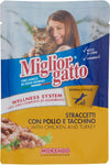 Migliorgatto Pouch strips Chicken and Turkey