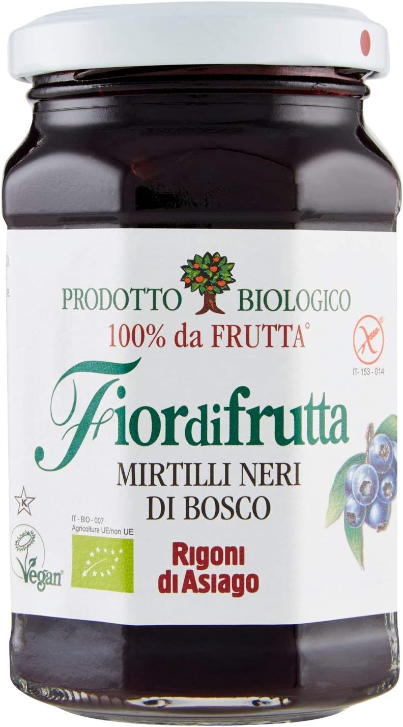 Rigoni Confettura di Mirtilli Neri di Bosco - 250 gr