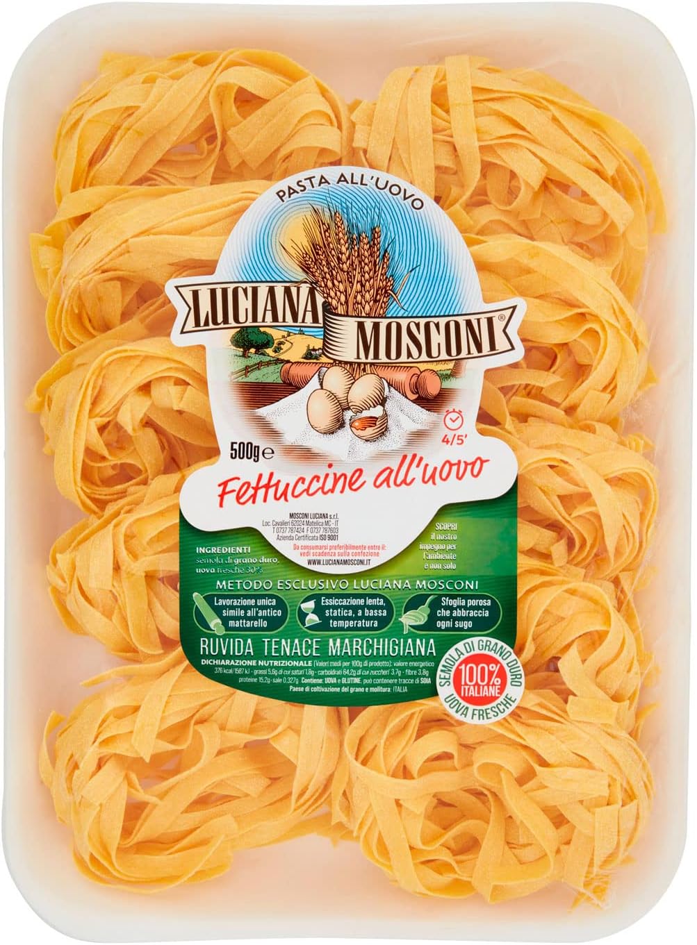 Luciana Mosconi, Fettuccine pasta all'uovo 500 g