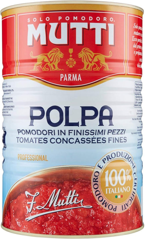 Mutti polpa finissima confezione da 4.05 kg chilogrammi (1000010171)