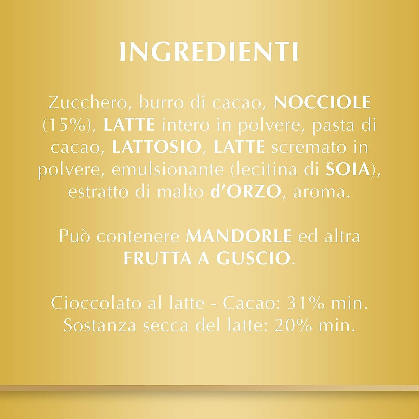 Lindt Tavoletta Gold Latte Nocciole, Tavoletta di Cioccolato, maxi formato 300g