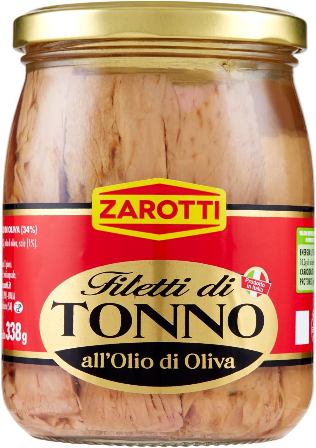 Zarotti Filetti di Tonno all'Olio di Oliva, 520g