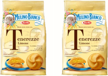 Mulino Bianco: "Tenerezze" Shortcake ripieno di crema al limone - 200g Confezione da 2 [ Importazione Italiana]