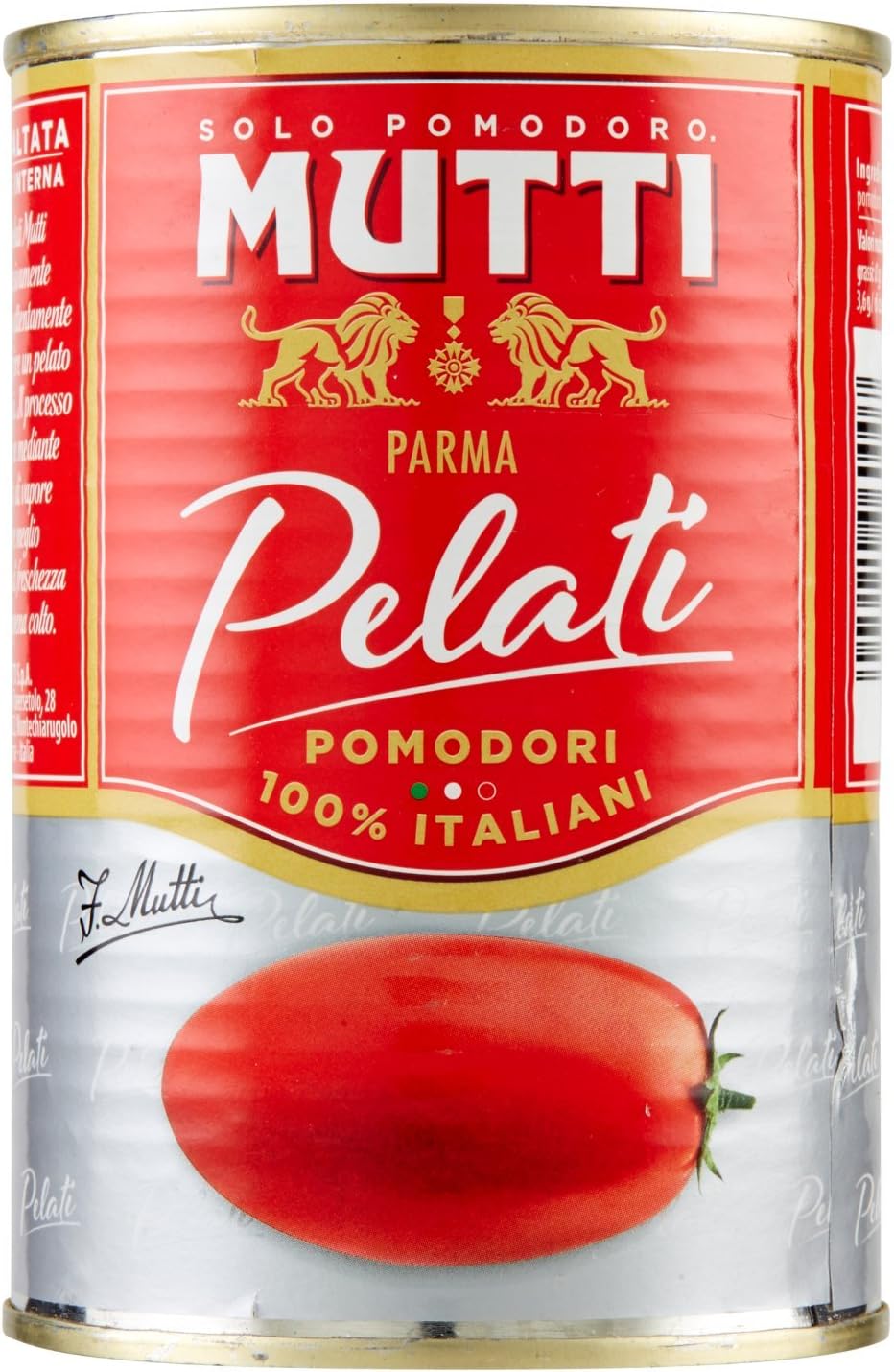 Mutti Pomodori Pelati, 100% Pomodoro Italiano, 400g