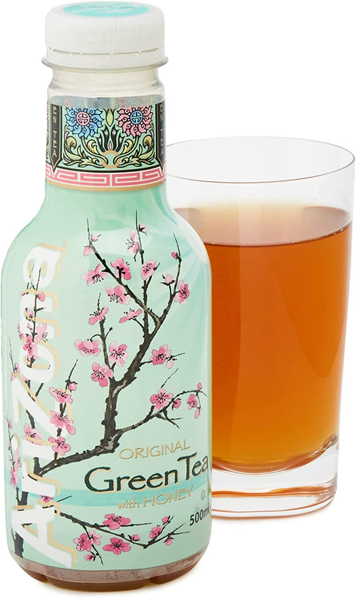 Arizona Original Green Tea with Honey / Té Verde con Miele - 6 x 500 ml.