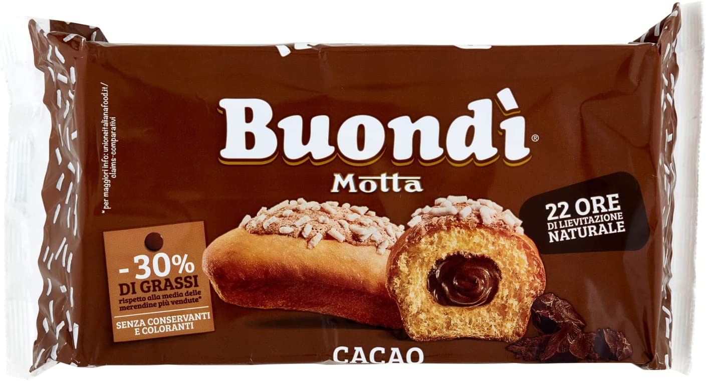 Buondì Motta Merendine con Crema di Cacao