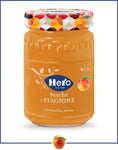 Hero Confettura Pesca di Stagione, 8 vasetti da 350 gr, Marmellata e Confettura Extra Con Frutta Di Stagione, Frutta di Alta Qualità