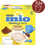 NESTLÉ MIO Merenda al Latte Cacao, 24 Vasetti da 100g (2,4kg)