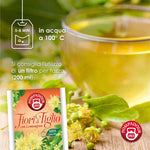 Pompadour, Infuso Fiori di Tiglio con Lemongrass, 60 Filtri ( 3 Confezioni da 20 Filtri), Lenitivo e Rilassante, Ideale per la Sera, 100% Naturale, Senza Lattosio, Glutine e Allergeni, Vegan