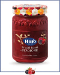 Hero Confettura Frutti Rossi di Stagione, 8 vasetti da 350 gr, marmellata e confettura extra con frutta raccolta nell'ultima stagione, frutta di alta qualità, metodo tradizionale