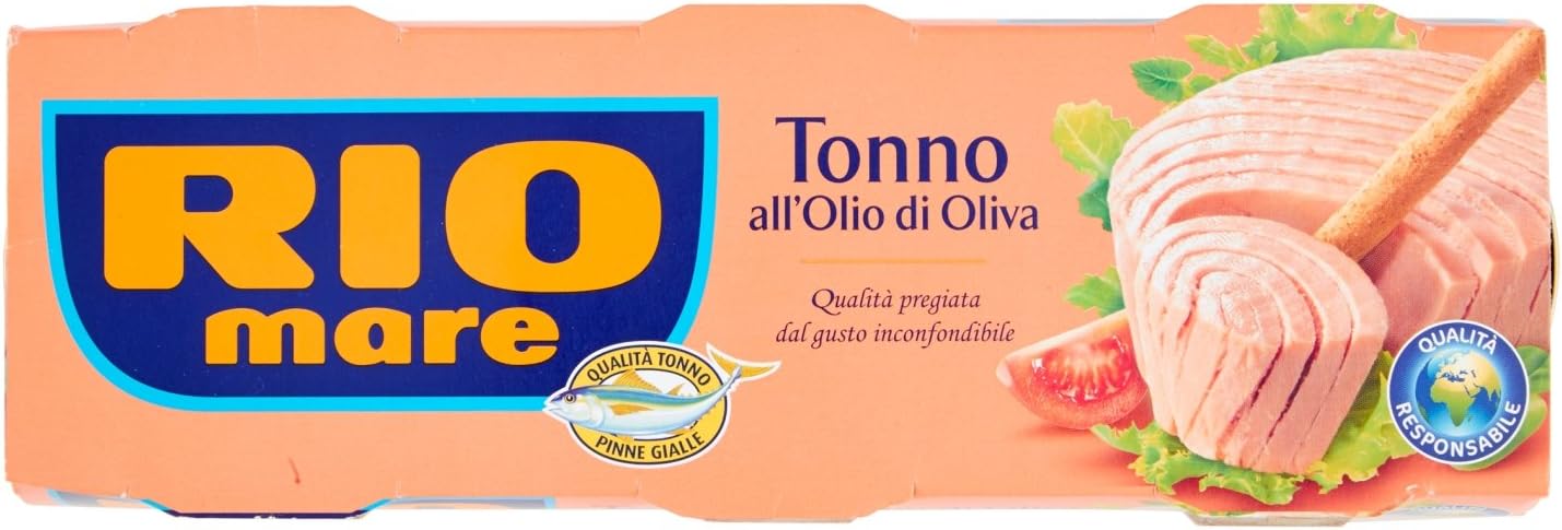 Rio Mare Tonno all' Olio di Oliva, 3 x 120g