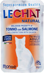 LeChat Natural Buste Tonno con Salmone, 80g