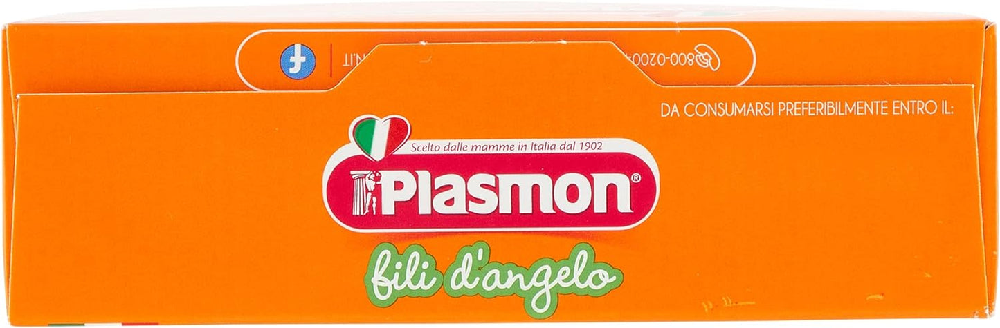 Plasmon La Pastina Fili d'Angelo 340g 12 Box Con Farina di grano tenero 100% Italiano, piccola e morbida in bocca