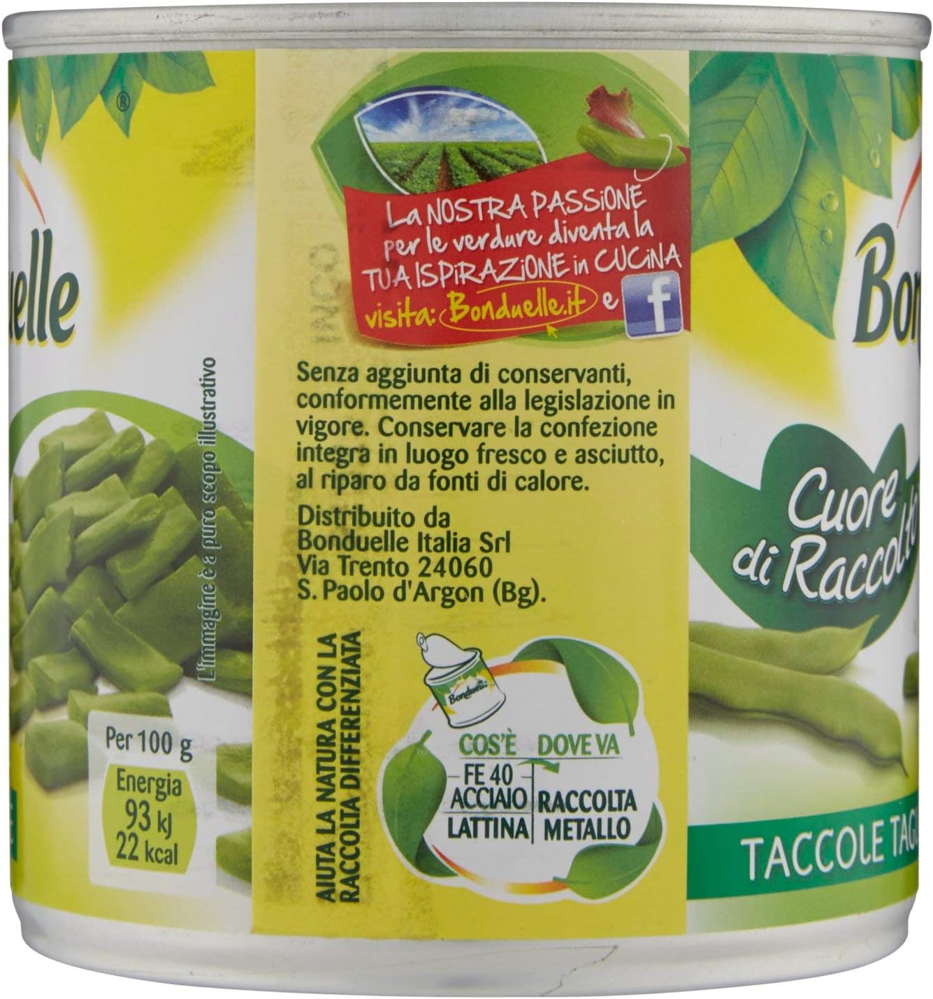 Bonduelle Taccole, 400g