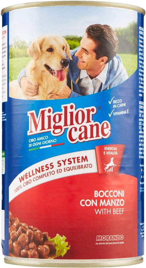 MigliorCane Bocconi manzo multipack 12 x 1250 Grammi