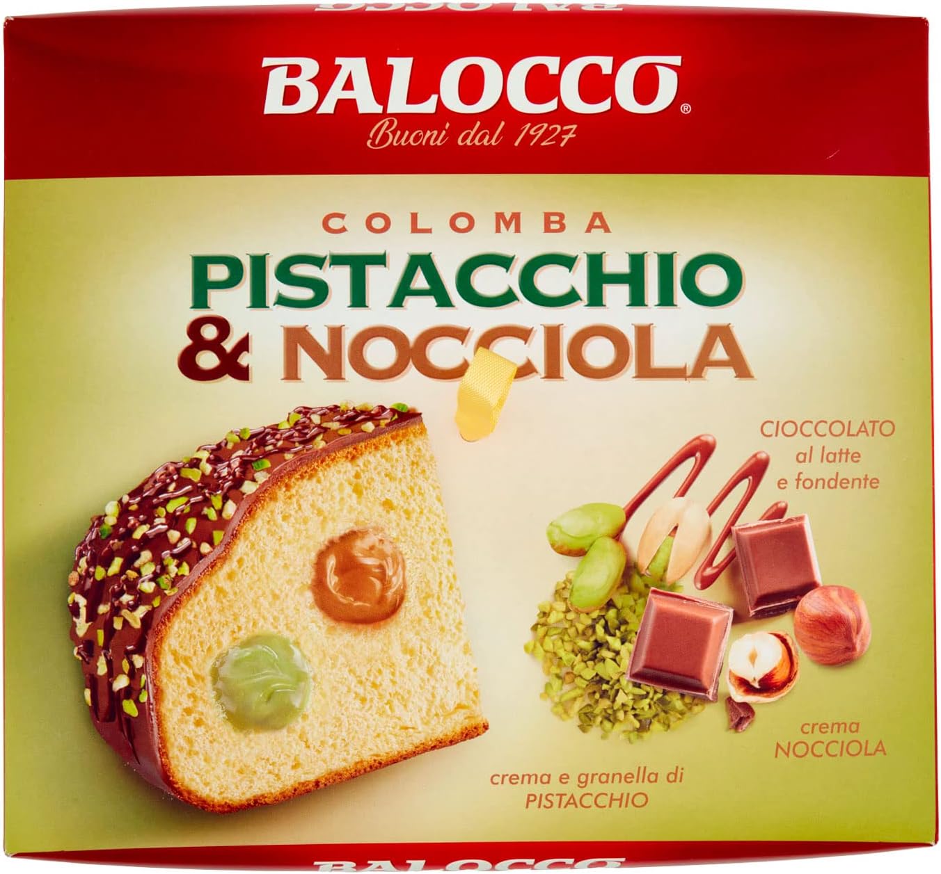 Balocco Colomba Pistacchio E Nocciola, 750g