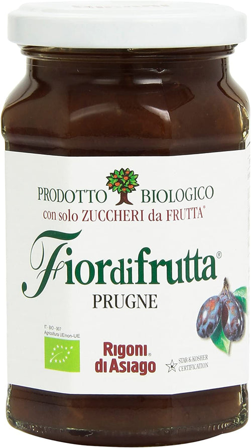 Rigoni - Fior di Frutta, Preparazione di Prugne, 250 g, Prodotto Biologico - [confezione da 3]