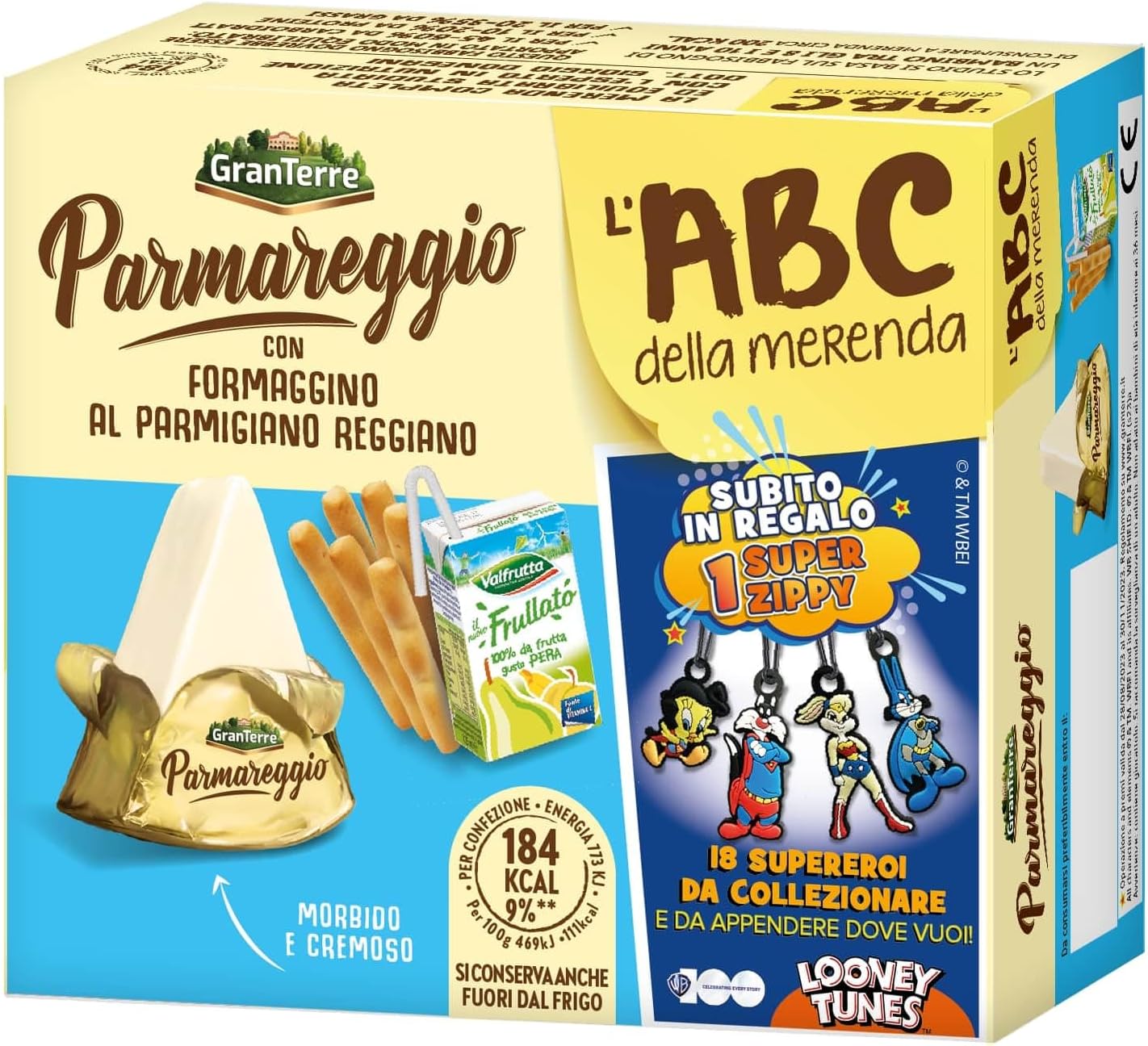 Parmareggio L'Abc della Merenda con Formaggino, 25g