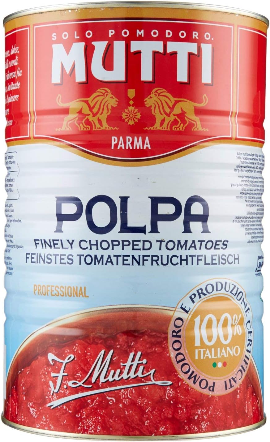 Mutti polpa finissima confezione da 4.05 kg chilogrammi (1000010171)