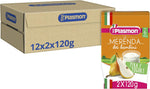 Plasmon Omogeneizzato La Merenda Nutri-Mune Pera e Yogurt 120gr 24 Vaschette Con pere e yogurt italiani, Solo zuccheri della frutta e dello yogurt