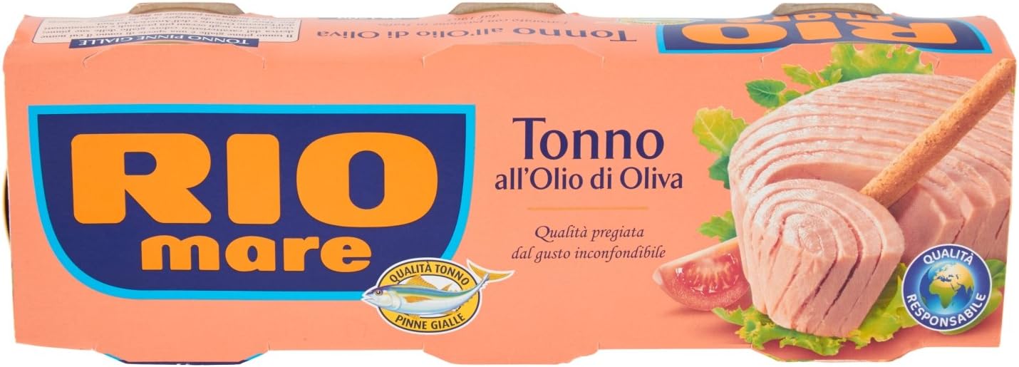 Rio Mare Tonno all' Olio di Oliva, 3 x 120g