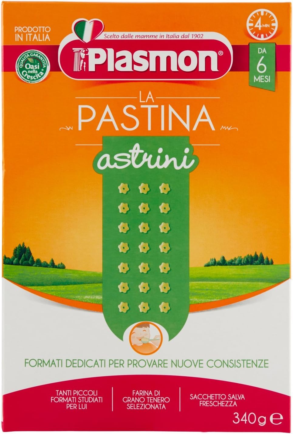 Plasmon Pastina Astrini, 12 x 340 g