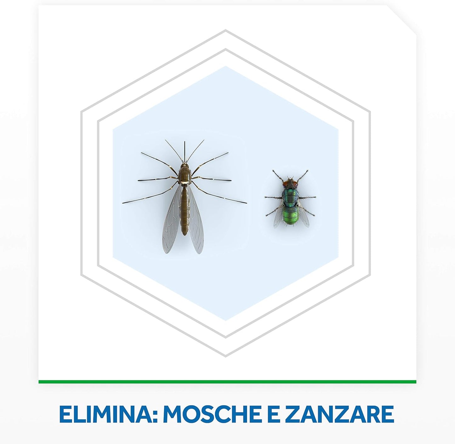 Raid Mosche e Zanzare Spray Insetticida, Antizanzare e Antimosche, Azione Rapida, 1 Confezione da 400 ml