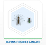 Raid Mosche e Zanzare Spray Insetticida, Antizanzare e Antimosche, Azione Rapida, 1 Confezione da 400 ml