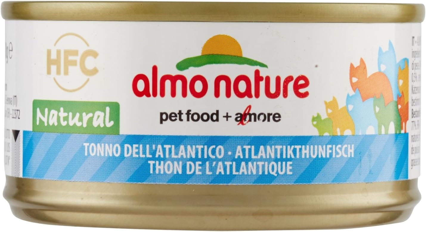 Webazar ALMO NATURE GATTI NATURAL TONNO DELL'ATLANTICO LATTINA 70 GRAMMI