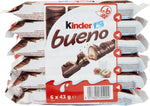 Kinder Bueno, snack al cioccolato, 6 pezzi da 43 gr