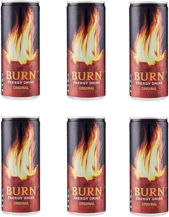 Zeus Party Set da 6 lattine Burn Original Energy Drink, 6x250ml