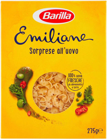 Barilla Le Emiliane Sorprese all'Uovo con Uova Fresche, Pastina per Minestre e Zuppe, 275g